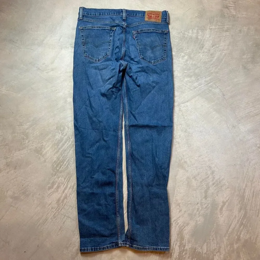 Levi-s Men's Blue and Navy Jeans